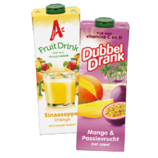 DubbelDrank of Appelsientje fruit drink